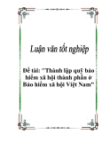 Luận văn tốt nghiệp: Thành lập quỹ bảo hiểm xã hội thành phần ở Bảo hiểm xã hội Việt Nam