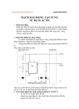 Mạch giao động tạo xung sử dụng IC 555