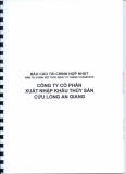 Báo cáo tài chính hợp nhất công ty cồ phần thủy sản cửu long An Giang_Năm tài chính kết thúc ngày 31 tháng 12 năm 2010