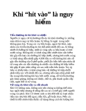 Khi “hít vào” là nguy hiểm