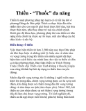 Thiền - “Thuốc” đa năng