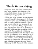 Thuốc từ con nhộng