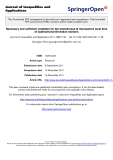 báo cáo hóa học:"Necessary and sufficient condition for the smoothness of intersection local time of subfractional Brownian motions"