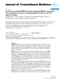 báo cáo hóa học:"  Lentivirus-mediated RNAi silencing targeting ABCC2 increasing the sensitivity of a human nasopharyngeal carcinoma cell line against cisplatin"