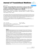 báo cáo hóa học:" Primary cultured fibroblasts derived from patients with chronic wounds: a methodology to produce human cell lines and test putative growth factor therapy such as GMCSF"