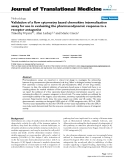 báo cáo hóa học:" Validation of a flow cytometry based chemokine internalization assay for use in evaluating the pharmacodynamic response to a receptor antagonist"