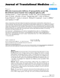 báo cáo hóa học:" Effective transvascular delivery of nanoparticles across the blood-brain tumor barrier into malignant glioma cells"