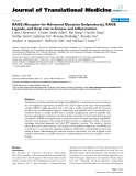 báo cáo hóa học:"  RAGE (Receptor for Advanced Glycation Endproducts), RAGE Ligands, and their role in Cancer and Inflammation"