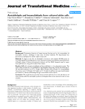 báo cáo hóa học:"  Acetaldehyde and hexanaldehyde from cultured white cells"