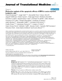 báo cáo hóa học:" Molecular analysis of the apoptotic effects of BPA in acute myeloid leukemia cells"