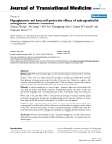 báo cáo hóa học:"  Hypoglycemic and beta cell protective effects of andrographolide analogue for diabetes treatment"