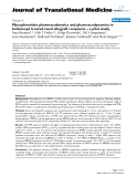 báo cáo hóa học:"  Mycophenolate pharmacokinetics and pharmacodynamics in belatacept treated renal allograft recipients – a pilot study"