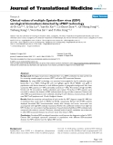 báo cáo hóa học:"  Clinical values of multiple Epstein-Barr virus (EBV) serological biomarkers detected by xMAP technology"