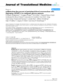 báo cáo hóa học:"  yuDetecting the percent of peripheral blood mononuclear cells displaying p-STAT-3 in malignant glioma patients"