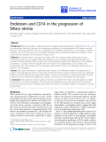 Báo cáo hóa học: " Endotoxin and CD14 in the progression of biliary atresia"