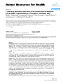 báo cáo sinh học:" Conflicting priorities: evaluation of an intervention to improve nurse-parent relationships on a Tanzanian paediatric ward"