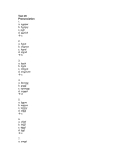 Test 45 Pronunciation 1. a. supper b. hungry c. pull d. punish c 2. a. have b. chance c. hand d.