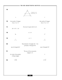 – THE GRE QUANTITATIVE SECTION –

15.

A
x° IN __ BC ABC, AC = BC __ DE AND x = 65

B