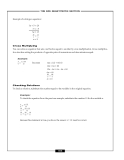 – THE GRE QUANTITATIVE SECTION –

Example of solving an equation: 3x + 5 = 20 –5 = –5 3x =