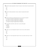 – ACT SCIENCE REASONING TEST PRACTICE –

48. Which of the objects represented on Graph I is