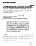 Báo cáo sinh học: "  Does Japanese encephalitis virus share the same cellular receptor with other mosquito-borne flaviviruses on the C6/36 mosquito cells?"