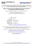 Báo cáo sinh học: " Impact of changes in diet on the availability of land, energy demand and greenhouse gas emissions of agriculture"