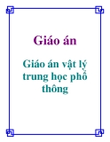 Giáo án vật lý trung học phổ thông