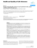 báo cáo hóa học: " Health-related Quality of Life among hospitalized older people awaiting residential aged care"