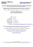 Báo cáo sinh học: " Stability criteria for linear Hamiltonian dynamic systems on time scales"