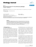 Báo cáo sinh học: "  Human herpesvirus 8 – A novel human pathogen"