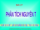 Bài giảng điện tử môn hóa học: phân tích nguyên tố