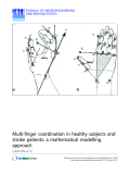 Báo cáo hóa học: "  Multi-finger coordination in healthy subjects and stroke patients: a mathematical modelling approach"