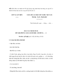 Mẫu số 4: Báo cáo thành tích đề nghị phong tặng danh hiệu Anh hùng cho tập thể có thành tích đặc biệt xuất sắc trong thời kỳ đổi mới