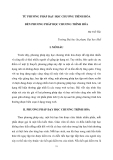 Báo cáo nghiên cứu khoa học: TỪ PHƯƠNG PHÁP DẠY HỌC CHƯƠNG TRÌNH HÓA ĐẾN PHƯƠNG PHÁP HỌC CHƯƠNG TRÌNH HÓA 
