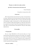 Báo cáo nghiên cứu khoa học " Tổng hợp và xác định cấu trúc phức tạo thành giữa Ni(II) với thiosemicacbazon diaxetylmonoxim  "