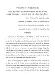 Báo cáo nghiên cứu khoa học " ẢNH HƯỞNG CỦA TỪ TRƯỜNG LÊN SỰ GIA TĂNG SÓNG ÂM (PHONON ÂM) DO HẤP THỤ BỨC XẠ LASER TRONG DÂY LƯỢNG TỬ HÌNH TRỤ VỚI HỐ THẾ VÔ HẠN  "