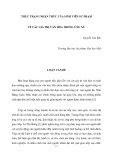 Báo cáo nghiên cứu khoa học " THỰC TRẠNG NHẬN THỨC CỦA SINH VIÊN SƯ PHẠM  VỀ CÁC GIÁ TRỊ VĂN HÓA TRONG ỨNG XỬ "