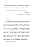 Báo cáo nghiên cứu khoa học " ẢNH HƯỞNG CỦA YẾU TỐ ĐẦU VÀO ĐỐI VỚI KẾT QUẢ NUÔI TÔM CỦA CÁC HỘ GIA ĐÌNH TẠI HUYỆN PHÚ VANG, THỪA THIÊN HUẾ TIẾP CẬN NGHIÊN CỨU TỪ TÍN DỤNG NGÂN HÀNG  "