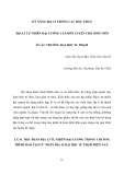 Báo cáo nghiên cứu khoa học " KỸ NĂNG ĐỊA LÍ TRONG CÁC HỌC PHẦN  ĐỊA LÍ TỰ NHIÊN ĐẠI CƯƠNG CẦN RÈN LUYỆN CHO SINH VIÊN  Ở CÁC TRƯỜNG ĐẠI HỌC SƯ PHẠM "