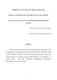 Báo cáo nghiên cứu khoa học " NGHIÊN CỨU CÁC PHỨC ĐA PHỐI TỬ TRONG HỆ  Ho (III)-1-(2-PYRIDYLAZO)-2-NAPHTOL (PAN)-AXIT AXÊTIC  VÀ CÁC DẪN XUẤT CLO CỦA NÓ BẰNG PHƯƠNG PHÁP TRẮC QUANG "