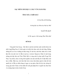 Báo cáo nghiên cứu khoa học " ĐẶC ĐIỂM SINH HỌC CÁ DẦY VÙNG ĐẦM PHÁ  TỈNH THỪA THIÊN HUẾ "