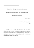 Báo cáo nghiên cứu khoa học " ẢNH HƯỞNG CỦA MỘT SỐ YẾU TỐ MÔI TRƯỜNG  ĐẾN KHẢ NĂNG TĂNG TRỌNG CỦA TÔM CÀNG XANH "