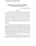 Báo cáo nghiên cứu khoa học " ẢNH HƯỞNG CỦA LIỀU LƯỢNG PHÂN LÂN ĐẾN KHẢ NĂNG SINH TRƯỞNG, NĂNG SUẤT VÀ HÀM LƯỢNG TINH BỘT CỦA GIỐNG SẮN KM94 TRÊN ĐẤT CÁT "