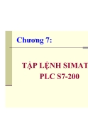 Tập lệnh simatic PLC S7 200