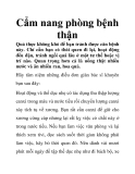 Cẩm nang phòng bệnh thận