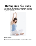 Dưỡng sinh đầu xuân