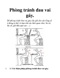 Phòng tránh đau vai gáy.