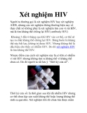 Xét nghiệm HIV