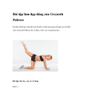 Bài tập để làm đẹp dáng của Gwyneth Paltrow