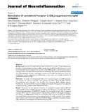 báo cáo hóa học: " Stimulation of cannabinoid receptor 2 (CB2) suppresses microglial activation"